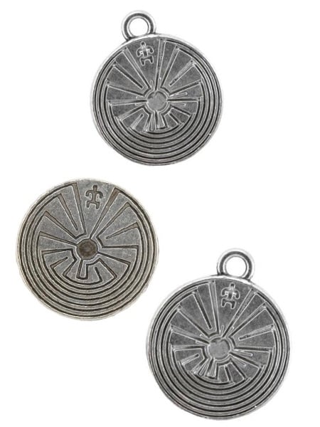 Silver Plated Man In The Maze