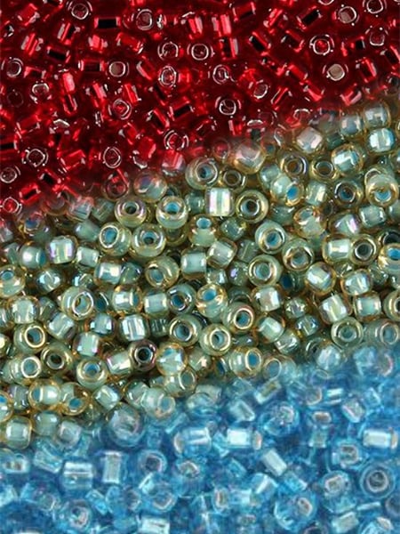 Assorted Size 8 Seed Beads