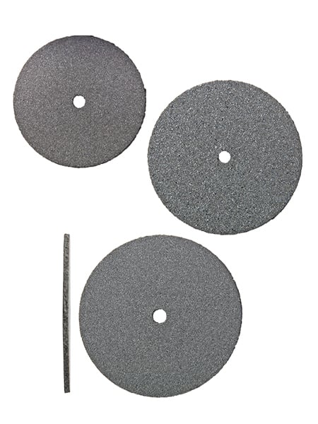 Thin separating discs for precision cutting and finishing