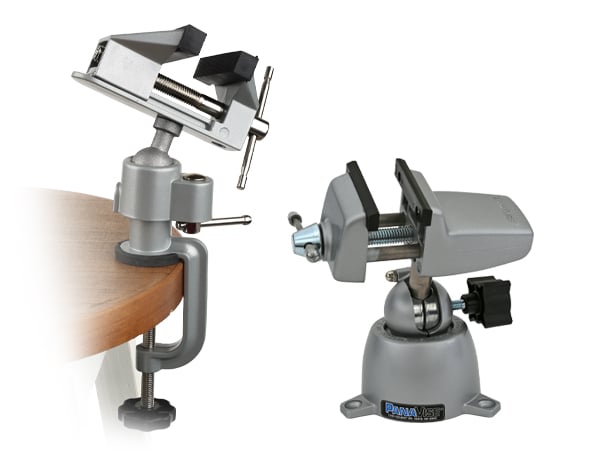 Jewelry-making vise grips designed to securely hold small jewelry components